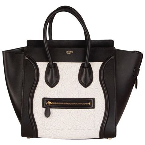 celine black and white bag|where to purchase Celine bags.